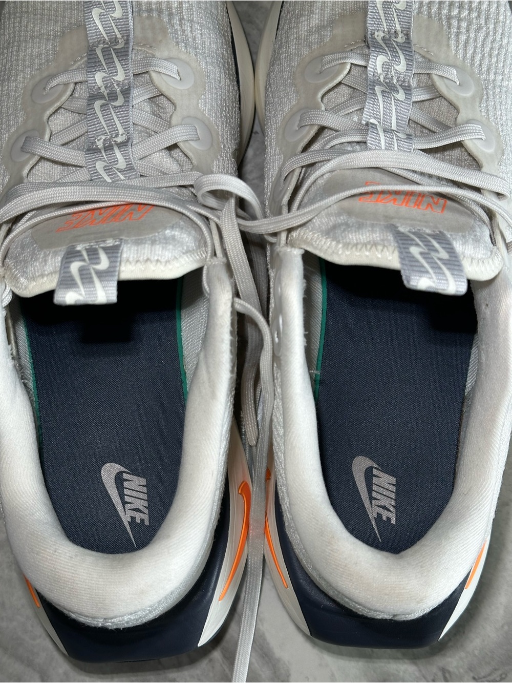 Nike Motiva Men’s Walking Shoes Sail White Orange - Picture 9 of 10